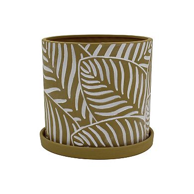 Sonoma Goods For Life Gold Textured Palm Planter