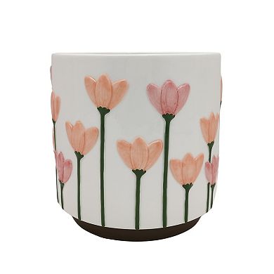 Sonoma Goods For Life Debossed Tulip Planter