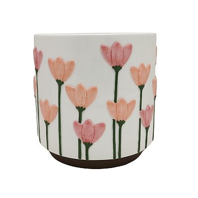 Sonoma Goods For Life Debossed Tulip Planter
