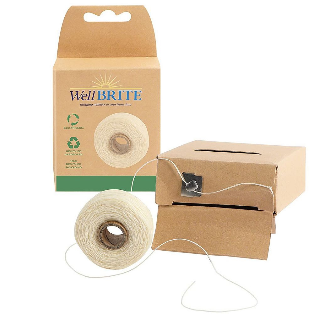 Natural Dental Floss Thread (109 Yd, 2 Pack)