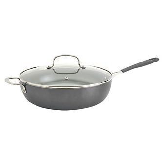 The Big One® Silicone Ceramic 12 in Saute Pan with Lid
