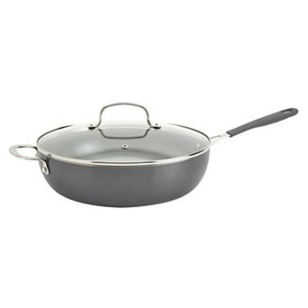 The Big One® Silicone Ceramic 12 in Saute Pan with Lid