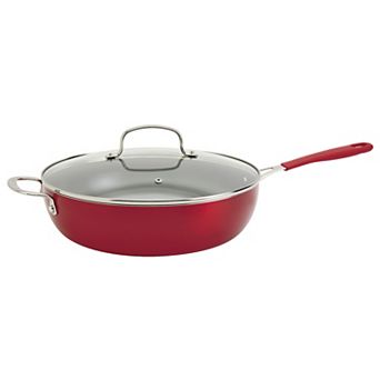 The Big One® Silicone Ceramic 12 in Saute Pan with Lid