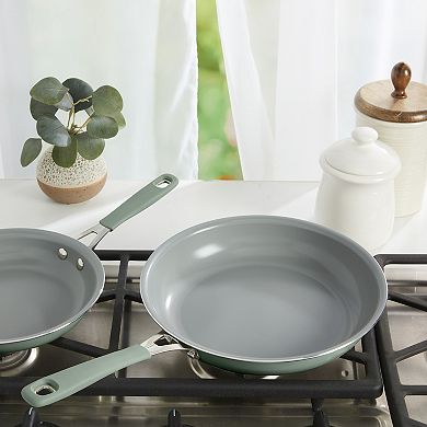 The Big One® Silicone Ceramic 2-pc. Skillet Set