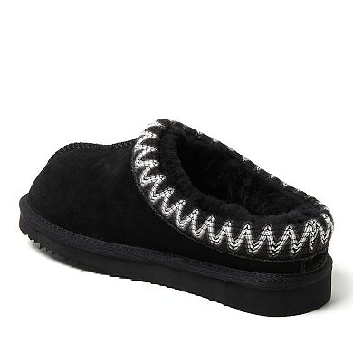 Dearfoams Fireside Greta Women's Genuine Shearling Clog Slippers