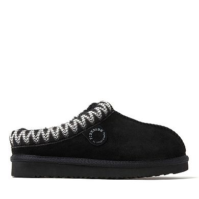 Dearfoams Fireside Greta Women's Genuine Shearling Clog Slippers