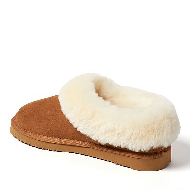 Dearfoams Fireside Adelaide Women's Shearling Clog Slippers