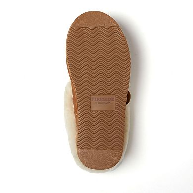 Dearfoams Fireside Adelaide Women's Shearling Clog Slippers