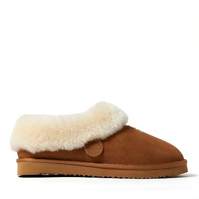 Dearfoams Fireside Adelaide Women's Shearling Clog Slippers