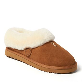 Fireside by Dearfoams Adelaide Women's Shearling Clog Slippers