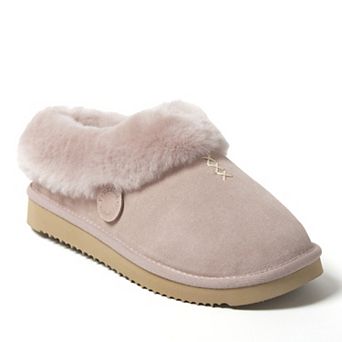 Fireside by Dearfoams Adelaide Women's Shearling Clog Slippers