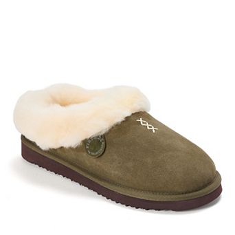 Fireside by Dearfoams Adelaide Women's Shearling Clog Slippers