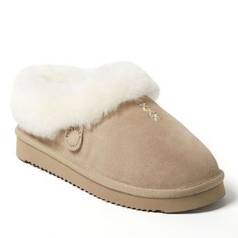 Fireside by Dearfoams Adelaide Women's Shearling Clog Slippers