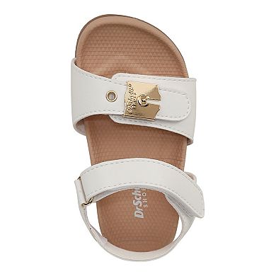 Dr. Scholl's Girls Toddler Strappy Faux Leather Sandals