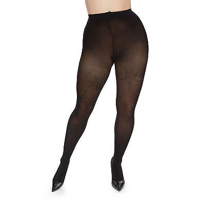 Women's Stella Noir Opaque Nylon Tights