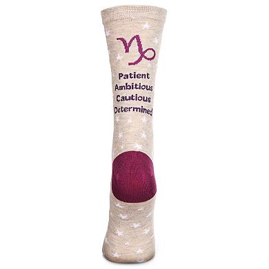 Capricorn Zodiac Sign Crew Sock
