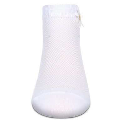 Girls' Welt Applique Anklet Socks