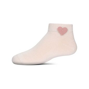 Girls' Welt Applique Anklet Socks