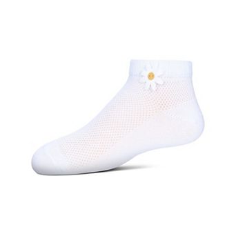 Girls' Welt Applique Anklet Socks