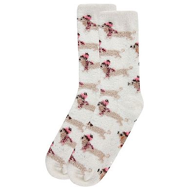 Comfy Hot Dogs Cozy Non-slip Crew Socks