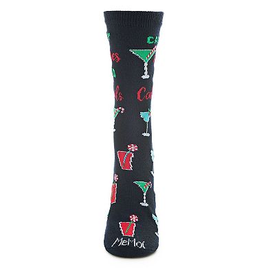 Candy Canes & Cocktails Holiday Socks