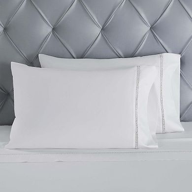 SUPERIOR Cross-Stitch Embroidered Deep Pocket Bed Sheet Set
