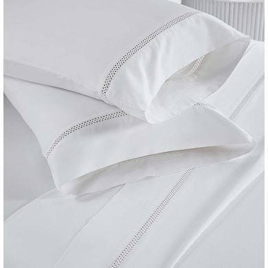 SUPERIOR Cross-Stitch Embroidered Deep Pocket Bed Sheet Set