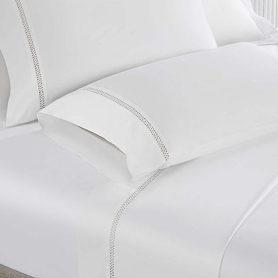 SUPERIOR Cross-Stitch Embroidered Deep Pocket Bed Sheet Set