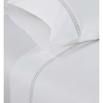 SUPERIOR Cross-Stitch Embroidered Deep Pocket Bed Sheet Set