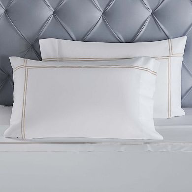 SUPERIOR Spring Bloom Two-Line Embroidered Deep Pocket Bed Sheet Set