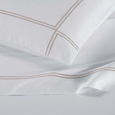 SUPERIOR Spring Bloom Two-Line Embroidered Deep Pocket Bed Sheet Set