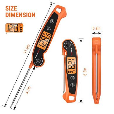 Thermopro Waterproof Digital Instant Read Meat Thermometer
