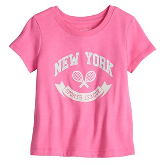 Baby & Toddler Girl Jumping Beans® Short Sleeve Graphic Tee