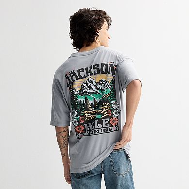 Men's Jackson Hole Wyoming Nature Scene Graphic Tee