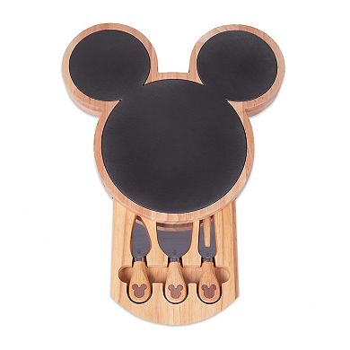 Toscana Mickey Mouse Slate Cheese Board with Cheese Knife Set