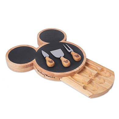 Toscana Mickey Mouse Slate Cheese Board with Cheese Knife Set