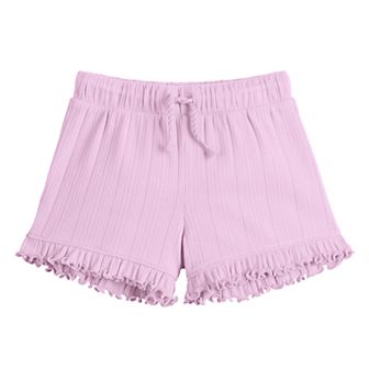 Baby & Toddler Girl Jumping Beans® Ribbed Ruffle Shorts