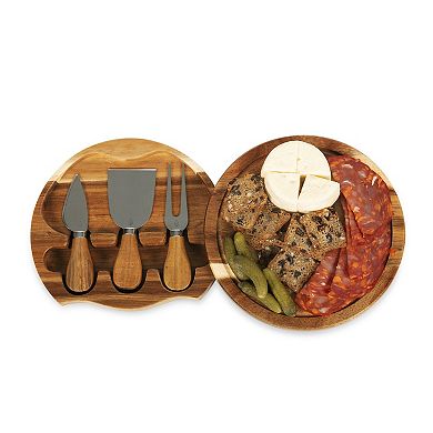 Toscana Beauty & the Beast - Acacia Brie Cheese Cutting Board & Tools Set