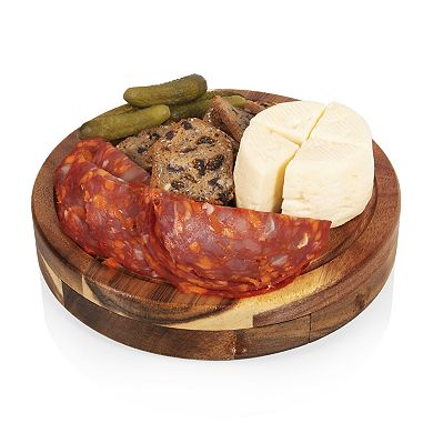 Toscana Beauty & the Beast - Acacia Brie Cheese Cutting Board & Tools Set
