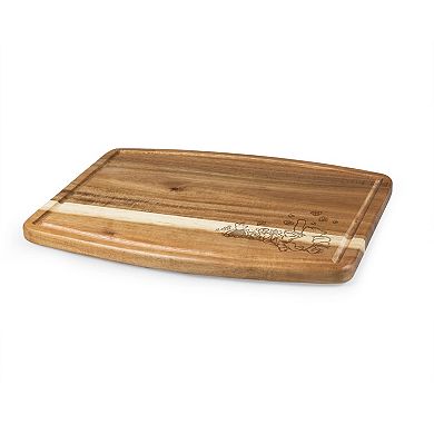 Toscana Winnie the Pooh Ovale Acacia Cutting Board