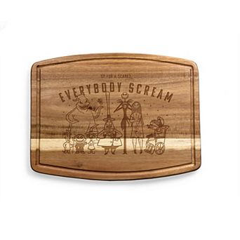 Toscana Nightmare Before Christmas Ovale Acacia Cutting Board