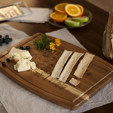 Toscana Nightmare Before Christmas Ovale Acacia Cutting Board