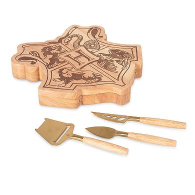 Toscana Harry Potter Hogwarts Crest Cheese Set with Tools