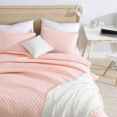 Swift Home Bubble Debossed Quilt Set
