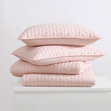 Swift Home Bubble Debossed Quilt Set