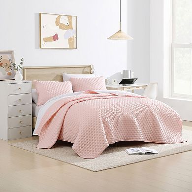 Swift Home Bubble Debossed Quilt Set