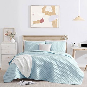 Swift Home Bubble Debossed Quilt Set