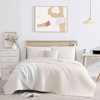 Swift Home Bubble Debossed Quilt Set