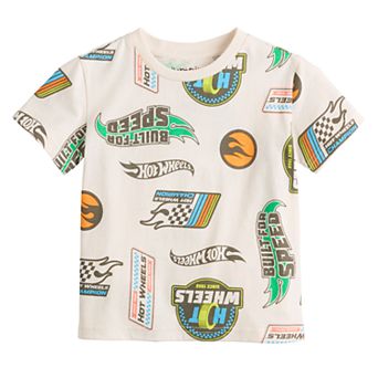 Baby & Toddler Boy Jumping Beans® Hot Wheels Allover Print Short Sleeve Tee