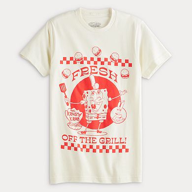 Men's SpongeBob SquarePants Krusty Krab Burgers Graphic Tee